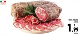 Conad Lonza di suino ciriaci offerta