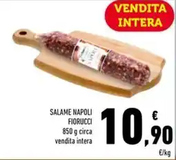 Conad Salame napoli FIORUCCI offerta