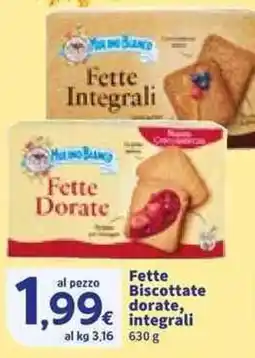 Sigma Fette Biscottate dorate, integrali offerta