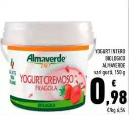 Conad Yogurt intero biologico ALMAVERDE offerta