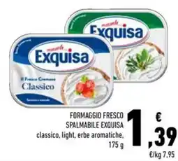 Conad Formaggio fresco spalmabile EXQUISA offerta