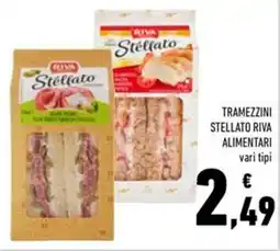 Conad Tramezzini stellato riva alimentari offerta