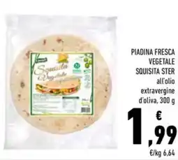 Conad Piadina fresca vegetale squisita ster offerta