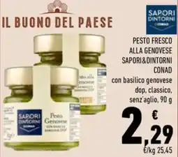 Conad Pesto fresco alla genovese SAPORI&DINTORNI CONAD offerta