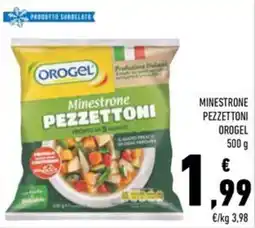 Conad Minestrone pezzettoni OROGEL offerta