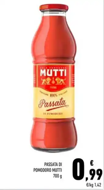 Conad Passata di pomodoro MUTTI offerta