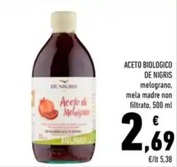 Conad Aceto biologico DE NIGRIS offerta