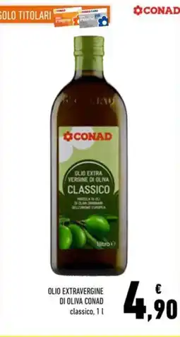 Conad Olio extravergine di oliva CONAD offerta