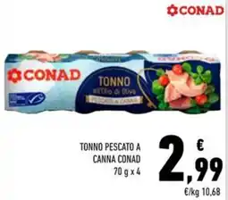 Conad Tonno pescato a canna CONAD offerta