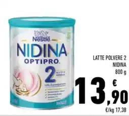 Conad Latte polvere 2 NIDINA offerta