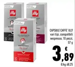 Conad Capsule caffe' ILLY offerta