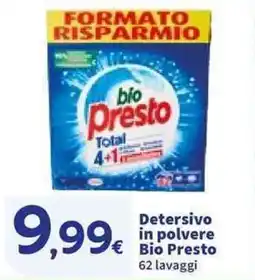 Sigma Detersivo in polvere Bio Presto offerta
