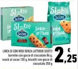 Conad Linea si con riso senza lattosio SCOTTI offerta