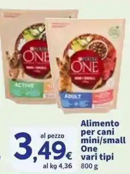 Sigma Alimento per cani mini/small One offerta