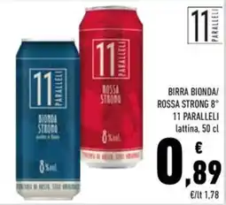 Conad Birra bionda/ rossa strong 8° 11 PARALLELI offerta