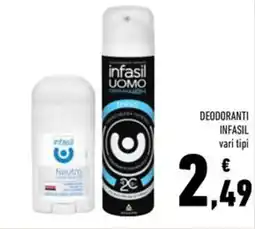 Conad Deodoranti INFASIL offerta