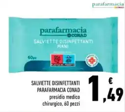 Conad Salviette disinfettanti PARAFARMACIA CONAD offerta