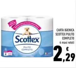 Conad Carta igienica scottex pulito completo offerta