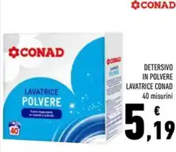 Conad Detersivo in polvere lavatrice CONAD offerta