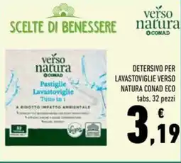 Conad Detersivo per lavastoviglie VERSO NATURA CONAD ECO offerta