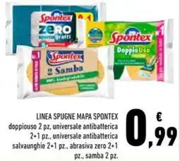 Conad Linea spugne mapa SPONTEX offerta