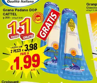 Prix Quality Cattel Grana Padano DOP 200g offerta