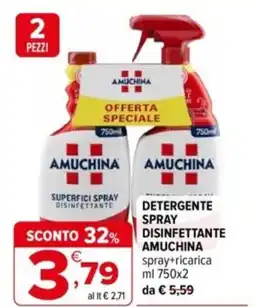 Iperal Detergente spray disinfettante AMUCHINA offerta