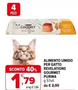 Iperal Alimento umido per gatto revelations GOURMET PURINA offerta