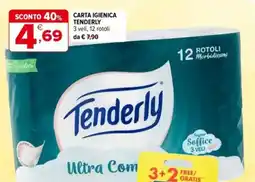 Iperal Carta igienica TENDERLY offerta