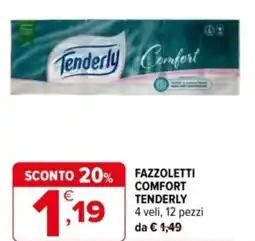 Iperal Fazzoletti comfort TENDERLY offerta