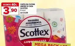 Iperal Carta da cucina amore di casa SCOTTEX offerta