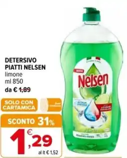Iperal Detersivo piatti NELSEN offerta