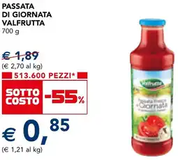 Esselunga Passata di giornata VALFRUTTA offerta
