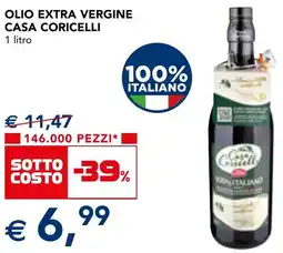 Esselunga Olio extra vergine casa coricelli offerta