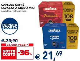 Esselunga Capsule caffè lavazza a modo mio offerta