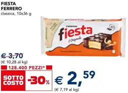 Esselunga Fiesta ferrero offerta
