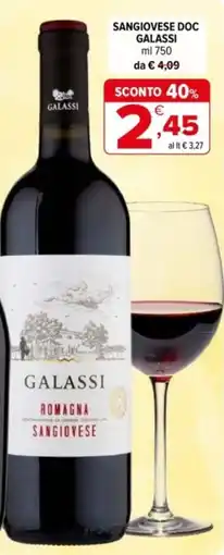 Iperal Sangiovese doc GALASSI offerta