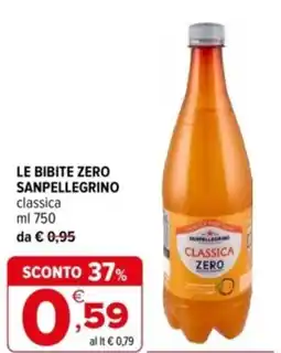 Iperal Le bibite zero SANPELLEGRINO offerta