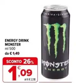 Iperal Energy drink MONSTER offerta