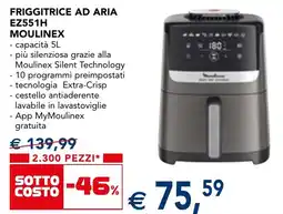Esselunga FRIGGITRICE AD ARIA EZ551H MOULINEX offerta