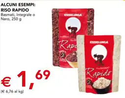Esselunga Alcuni esempi: riso rapido offerta