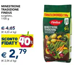Esselunga Minestrone tradizione findus offerta