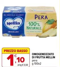 Iperal Omogeneizzato di frutta MELLIN offerta