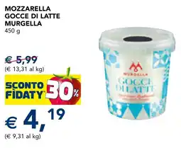 Esselunga Mozzarella gocce di latte murgella offerta