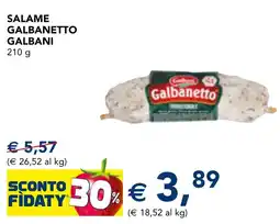 Esselunga Salame galbanetto galbani offerta