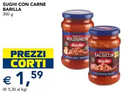 Esselunga Sughi con carne barilla offerta