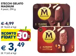 Esselunga Stecchi gelato magnum offerta