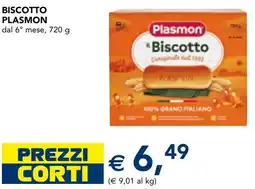Esselunga Biscotto plasmon offerta