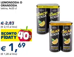 Esselunga Lemonsoda o oransoda offerta