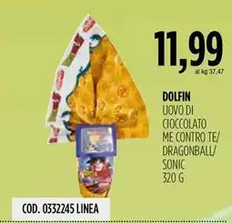 Carico Cash & Carry Dolfin uovo di cioccolato me contro te/ dragonball/ sonic offerta